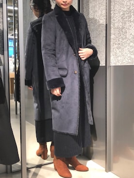 NUIさん（レディース・158cm）の冬コーディネート