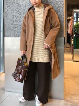 NUIさん（レディース・158cm）の冬コーディネート