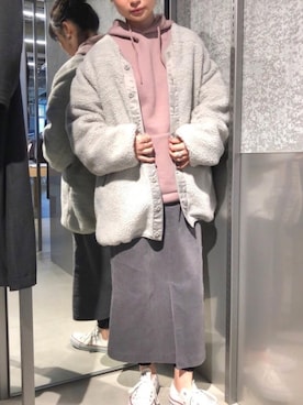 NUIさん（レディース・158cm）の冬コーディネート