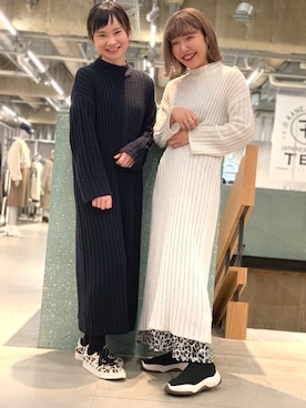 NUIさん（レディース・158cm）の冬コーディネート