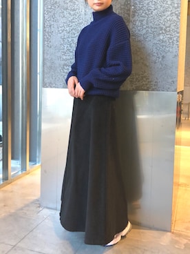 NUIさん（レディース・158cm）の冬コーディネート