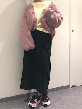 NUIさん（レディース・158cm）の冬コーディネート