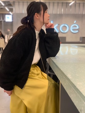 NUIさん（レディース・158cm）の冬コーディネート