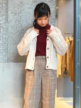 NUIさん（レディース・158cm）の冬コーディネート