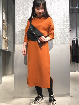 NUIさん(レディース・158cm)の冬コーディネート