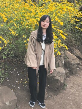 「koe（コエ）のアイテム（その他アウター）」を使った、NUIさん（レディース・158cm）の春コーディネート