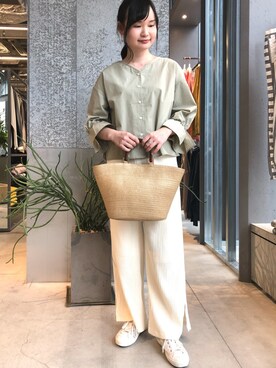 NUIさん（レディース・158cm）の春コーディネート