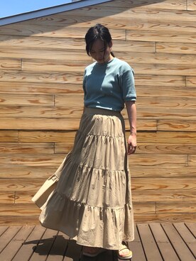 NUIさん(レディース・157cm)の夏コーディネート