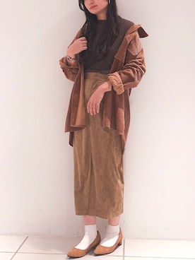 NUIさん（レディース・158cm）の秋コーディネート