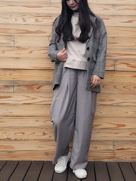 NUIさん（レディース・158cm）の秋コーディネート