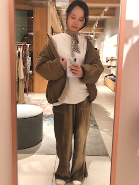 NUIさん（レディース・158cm）の秋コーディネート
