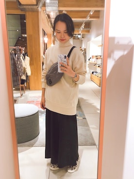 NUIさん（レディース・158cm）の秋コーディネート