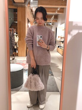 NUIさん（レディース・158cm）の冬コーディネート