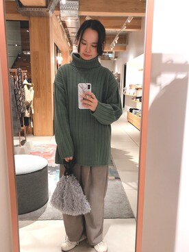 NUIさん（レディース・158cm）の冬コーディネート