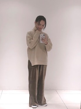 NUIさん（レディース・158cm）の冬コーディネート