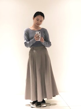 「シャーベットカラー」｜NUIさん（レディース・158cm）の冬コーディネート