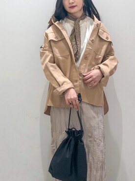 NUIさん（レディース・158cm）の春コーディネート