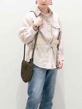 NUIさん（レディース・158cm）の春コーディネート