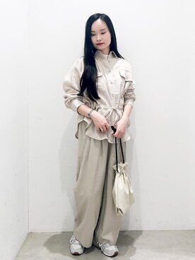 NUIさん（レディース・158cm）の春コーディネート