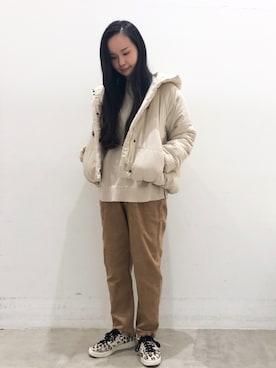「koe（コエ）のアイテム（その他アウター）」を使った、NUIさん（レディース・158cm）の秋コーディネート