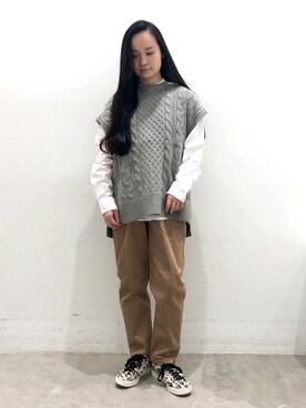 NUIさん（レディース・158cm）の秋コーディネート