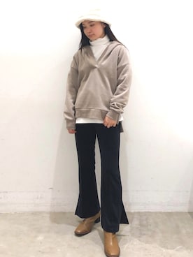 NUIさん（レディース・158cm）の冬コーディネート