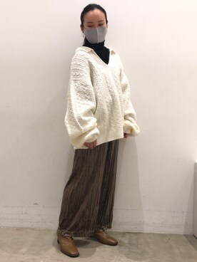 NUIさん(レディース・158cm)の冬コーディネート