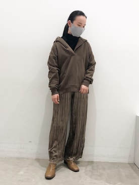 NUIさん(レディース・158cm)の冬コーディネート