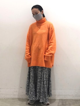 NUIさん（レディース・158cm）の冬コーディネート