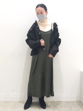 NUIさん（レディース・158cm）の冬コーディネート