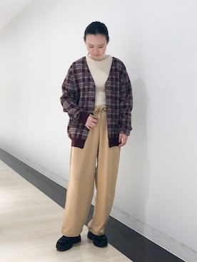 NUIさん（レディース・158cm）の冬コーディネート