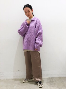 NUIさん(レディース・158cm)の冬コーディネート