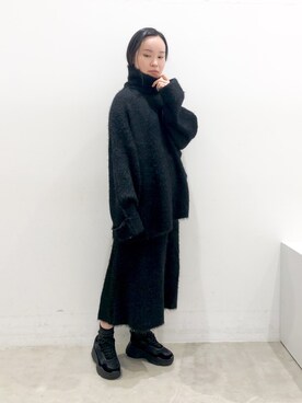 NUIさん（レディース・158cm）の冬コーディネート