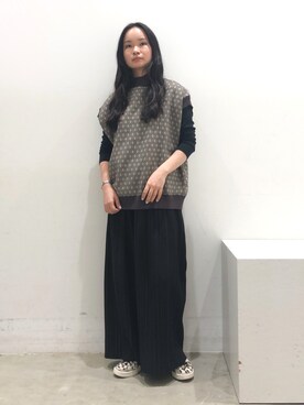 NUIさん（レディース・158cm）の冬コーディネート