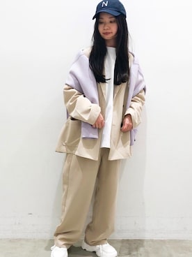 NUIさん（レディース・158cm）の春コーディネート