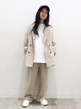 NUIさん（レディース・158cm）の春コーディネート