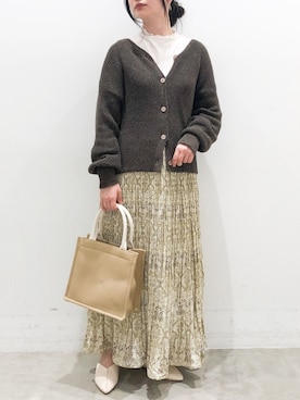 NUIさん（レディース・158cm）の春コーディネート