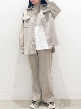 NUIさん（レディース・158cm）の春コーディネート