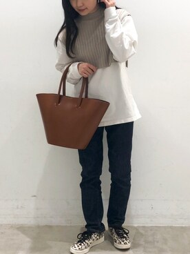 NUIさん（レディース・158cm）の春コーディネート