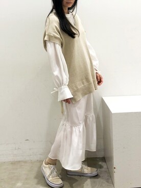 NUIさん（レディース・158cm）の冬コーディネート