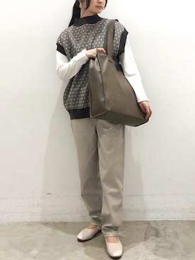 NUIさん（レディース・158cm）の冬コーディネート