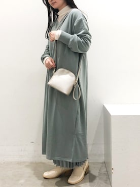 NUIさん（レディース・158cm）の冬コーディネート