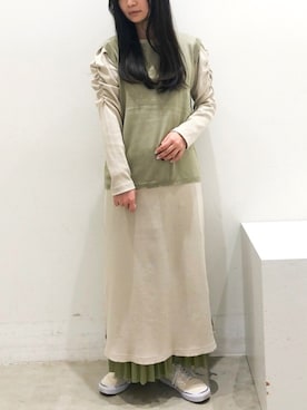 NUIさん（レディース・158cm）の冬コーディネート