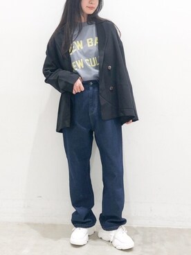 NUIさん（レディース・158cm）の春コーディネート