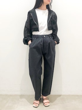 NUIさん（レディース・158cm）の春コーディネート