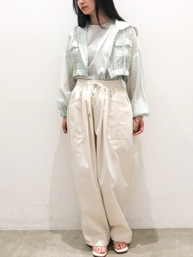 NUIさん（レディース・158cm）の春コーディネート