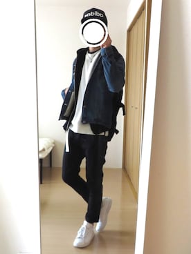 「HVC（エイチブイシー）のアイテム（ジャケット/アウター）」を使った、南🍏さん（メンズ・166cm）の冬コーディネート
