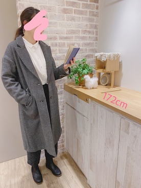 「TSUHARU by Samansa Mos2（ツハルバイサマンサモスモス）のアイテム（その他アウター）」を使った、sm2ogikuboさん（レディース・172cm）の秋コーディネート