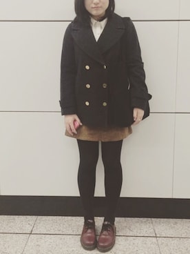 「N.（N. Natural Beauty Basic）（エヌエヌナチュラルビューティーベーシック）のアイテム（ダッフルコート）」を使った、YOUYOUさん（レディース・161cm）の冬コーディネート