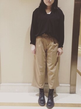 YOUYOUさん（レディース・161cm）の冬コーディネート